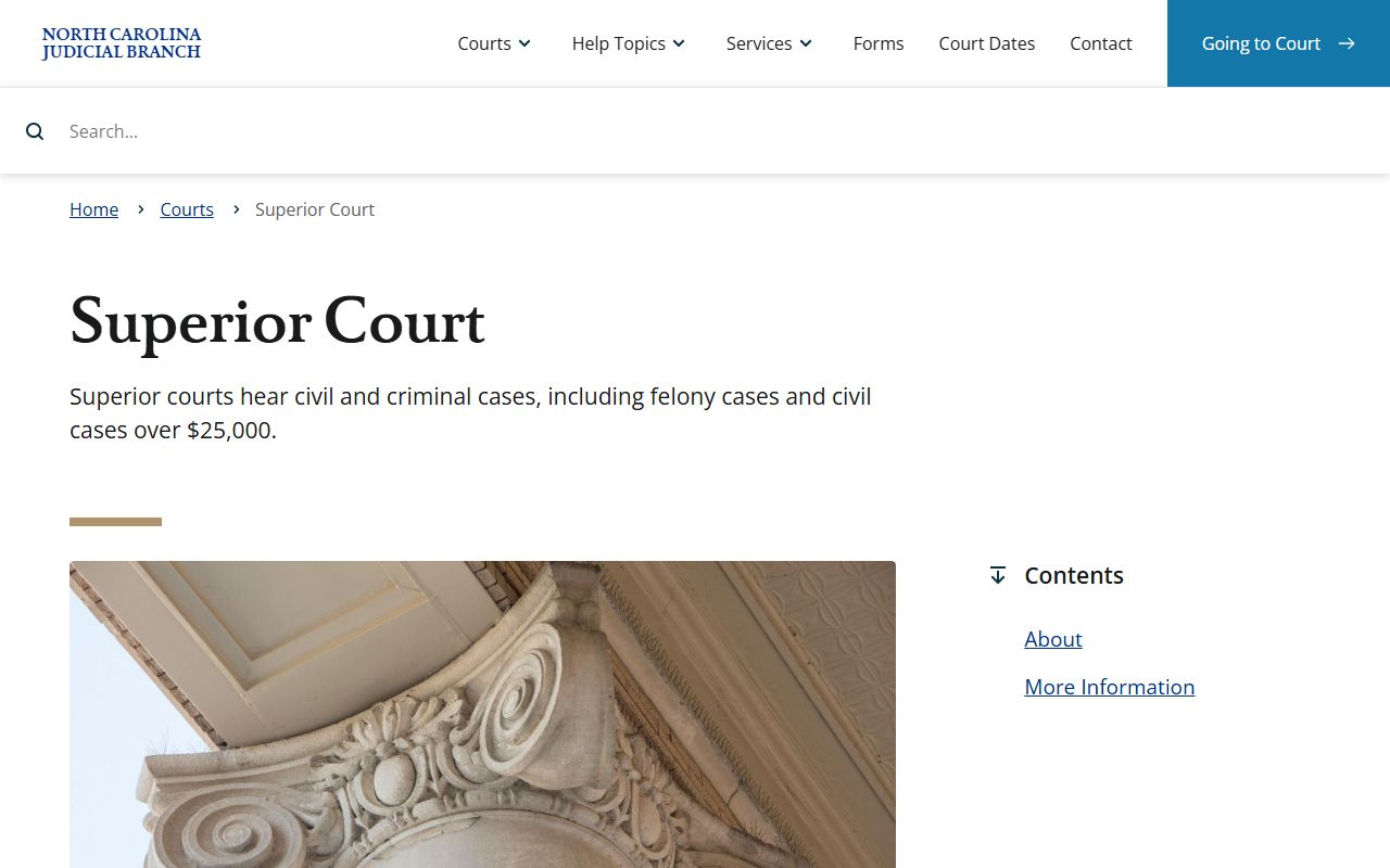 Rockingham County court dockets North Carolina Superior Court overview