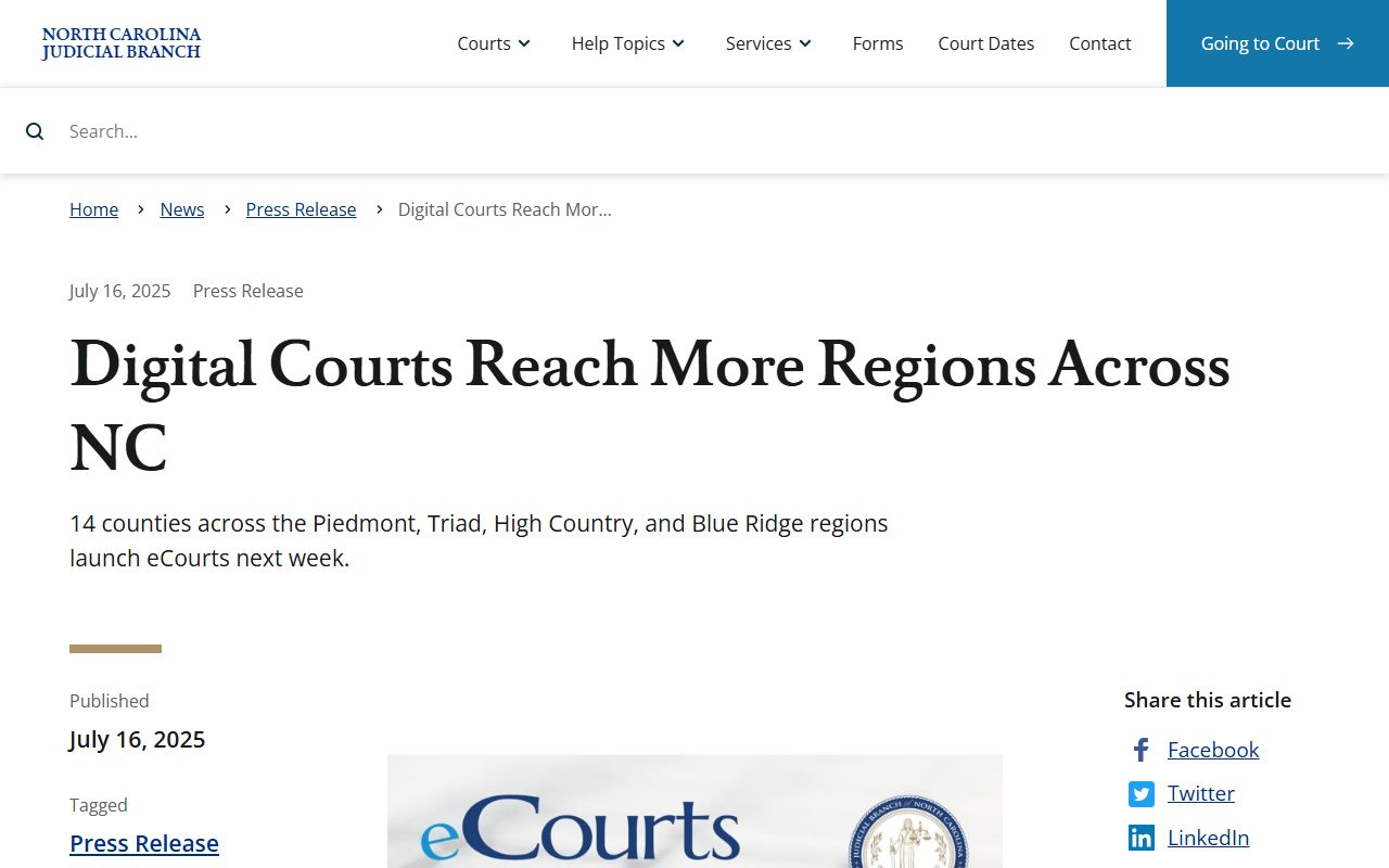 Rockingham County Superior Court and District Court digital courts expansion source