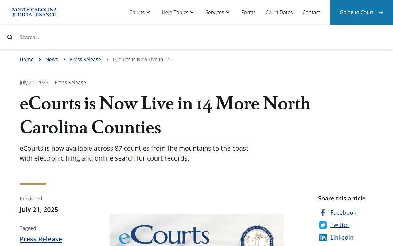 Rockingham County Superior Court and District Court eCourts Track 9 live source