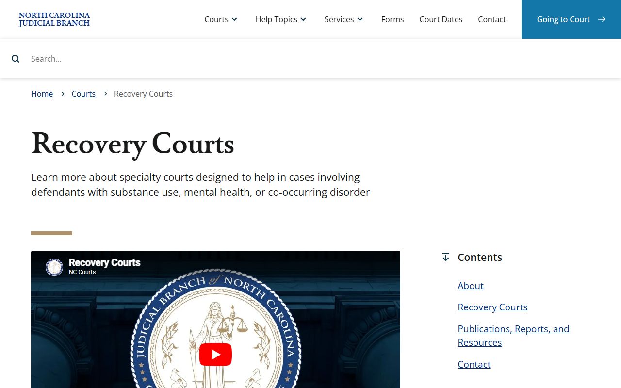 Rockingham County Superior Court and District Court recovery courts source