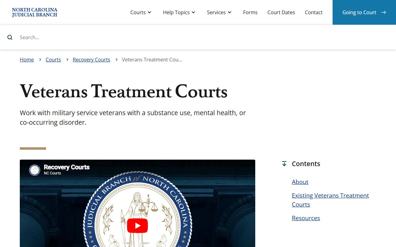 Rockingham County Superior Court and District Court veterans treatment court source